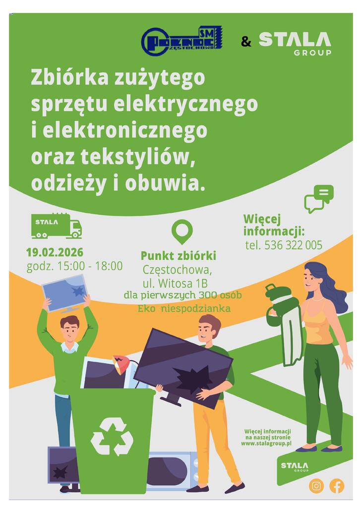 Zbióka elektromieci i tekstyliów 2026